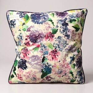Anthropologie Sarah Hankinson “Pansies” Pillow